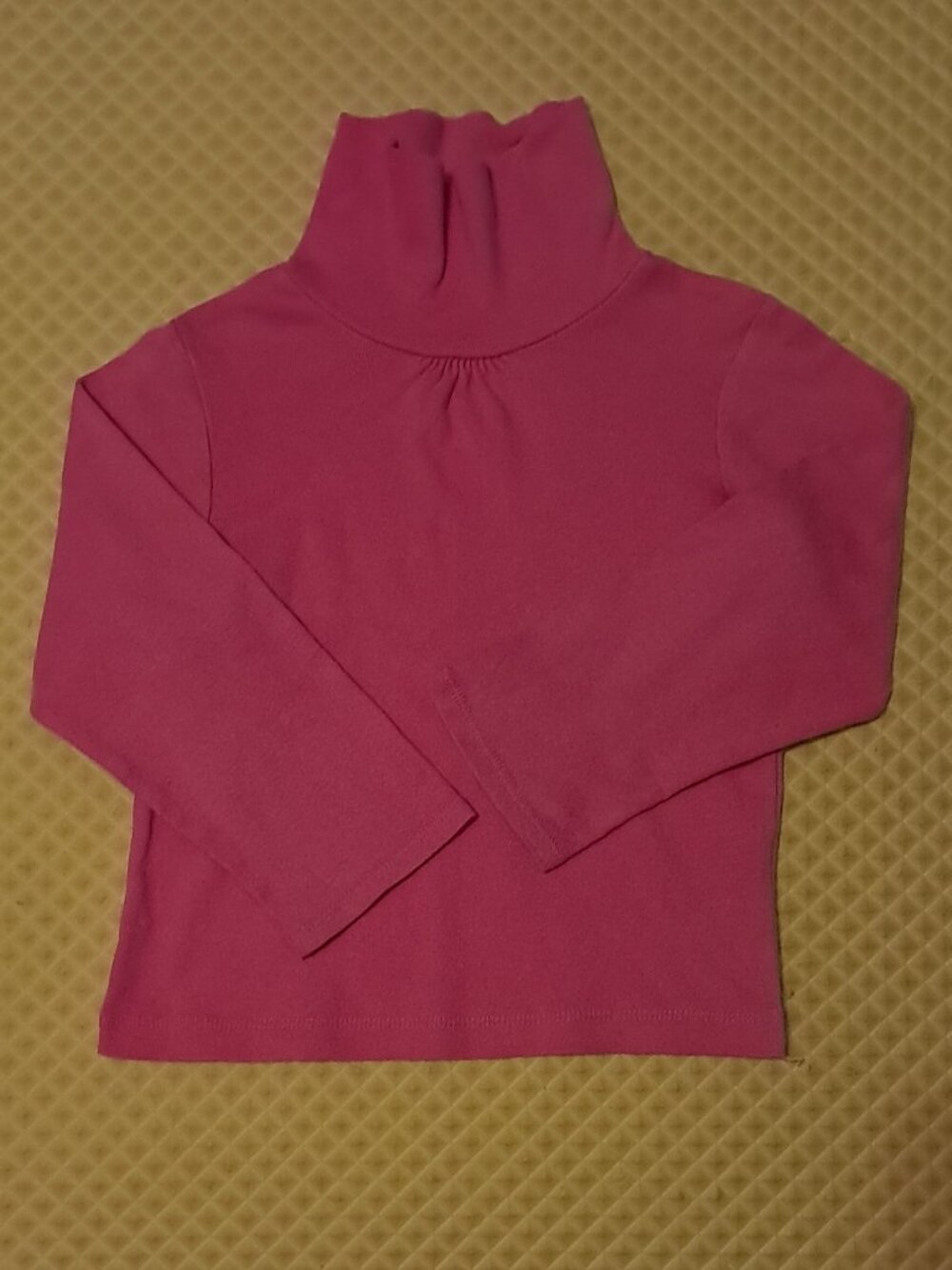 CARTER'S Lightweight Stretch Cotton Pink Turtleneck Shirt